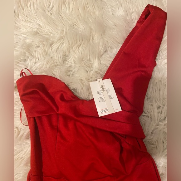 ASOS one shoulder draped jumpsuit NWT - Picture 6 of 6